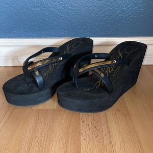 Fergie Wedge Sandals